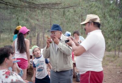 Negatives of the family picnic at Ojibway park