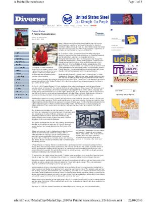 A painful remembrance