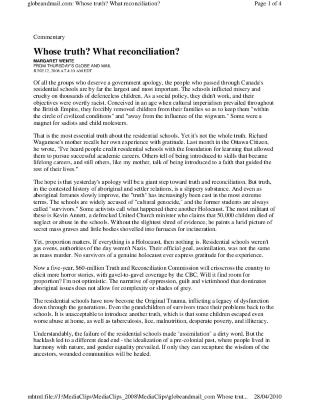 Whose truth? What reconciliation?