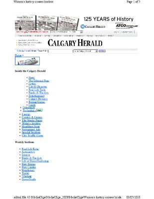 Women's history crosses borders