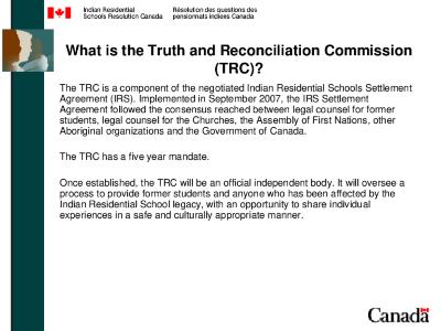 What is the Truth and Reconciliation Commission