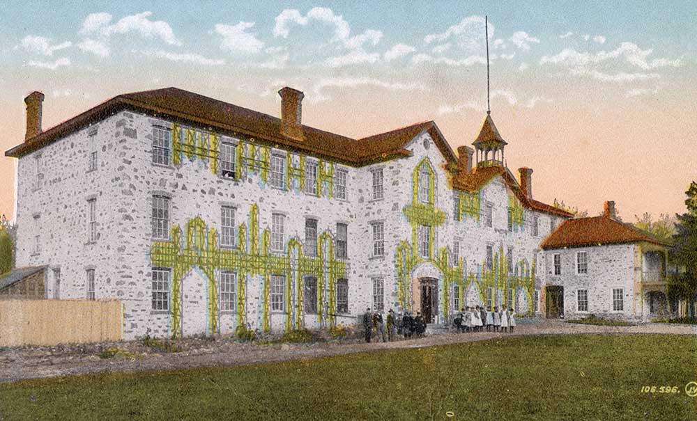Illustration of Shingwauk Home in Sault Ste. Marie, Ontario